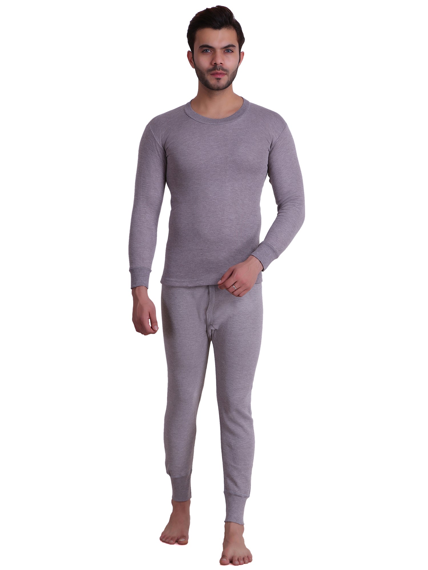 Buy Men Anthra Thermal Pajama (Pack Of 2): TT Bazaar