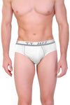 T.T. Mens Jazz Brief Top Elastic Pack Of 4 White