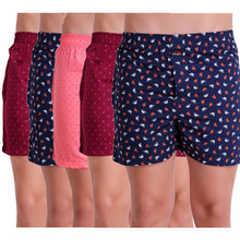 HiFlyers Mens Boxer Shorts Pack Of 5 Assorted