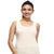 Women Beige Cotton Tank Top