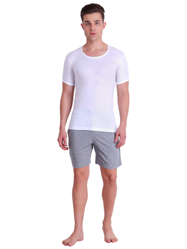 Men Softy White Vest