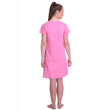 T.T. Women Half Sleeves 3/4Th Gown - Pink