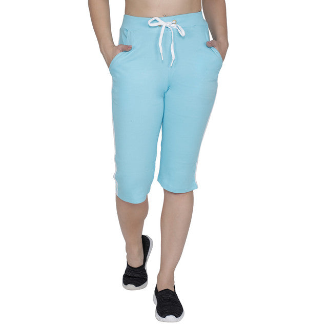 Buy Saadgi White Cotton Cropped Pants for Womens Online  Tata CLiQ