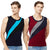 T.T. Men Designer Gym VestPack Of 2 Navy-Sky::Maroon-Navy