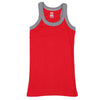 T.T. Kids Titanic Gym Vest Pack Of 3 Red-Grey-Trqs