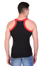 T.T. Men Designer  Gym Vest Pack Of 2 Black-Red ::Grey-Navy