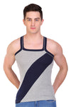 T.T. Men Designer  Gym Vest Pack Of 3 Red-Black ::Grey-Navy ::Navy-Maroon