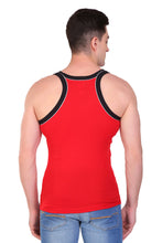 T.T. Men Designer  Gym Vest Pack Of 2 Red-Black ::Maroon-Grey