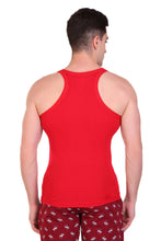 T.T. Men Designer  Gym Vest Pack Of 2 Red-Black ::Blue-Grey