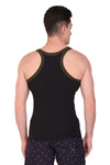 T.T. Men Designer  Gym Vest Pack Of 3 Black-Olive ::Grey-Blue ::Olive-Black