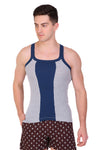 T.T. Men Designer  Gym Vest Pack Of 3 Black-Red ::Blue-Grey ::Black-Olive