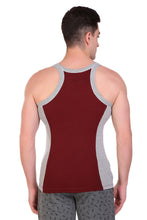 T.T. Men Designer  Gym Vest Pack Of 2 Maroon-Grey ::Navy-Maroon