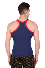T.T. Men Designer  Gym Vest Pack Of 3 Blue-Red ::Red-Blue::Black-Olive