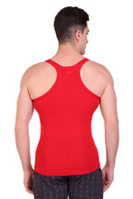 T.T. Men Designer  Gym Vest Pack Of 2 Blue-Red ::Olive-Black