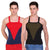 T.T. Men DesignerGym Vest Pack Of 2 Black-Olive ::Blue-Red