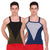 T.T. Men DesignerGym Vest Pack Of 2 Blue-Grey::Olive-Black
