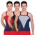 T.T. Men DesignerGym Vest Pack Of 3 Blue-Grey::Olive-Black::Blue-Red