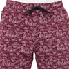 T.T. Men Cool Printed Shorts Pack Of 1 Maroon