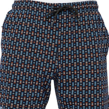 T.T. Men Cool Printed Shorts Pack Of 1 Navy