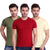 Men Solid Color Round neck T-Shirt