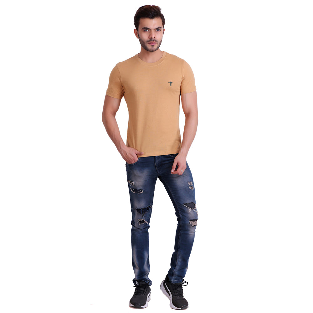 VeBNoR Printed Men Round Neck Blue T-Shirt - Buy VeBNoR Printed Men Round  Neck Blue T-Shirt Online at Best Prices in India | Flipkart.com