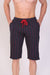 Men Cotton Blue Capri