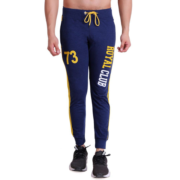 Men Slimfit Track Pant Denim Blue