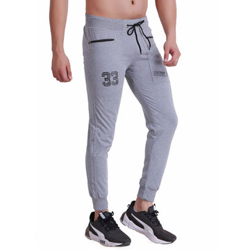 HiFlyers Mens Slimfit Track Pants (Grey)