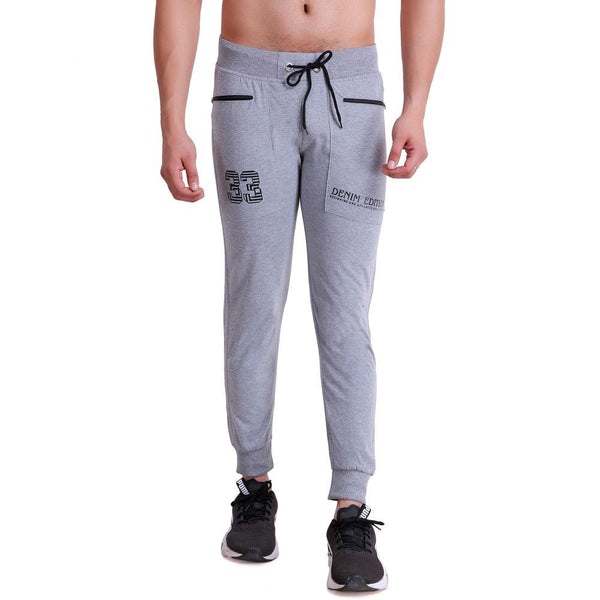 Men Slimfit Track Pant Grey