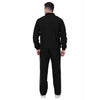 Hiflyers Mens Black Regular Fit Solid Micro Polyester Fabric Tracksuit (all season)
