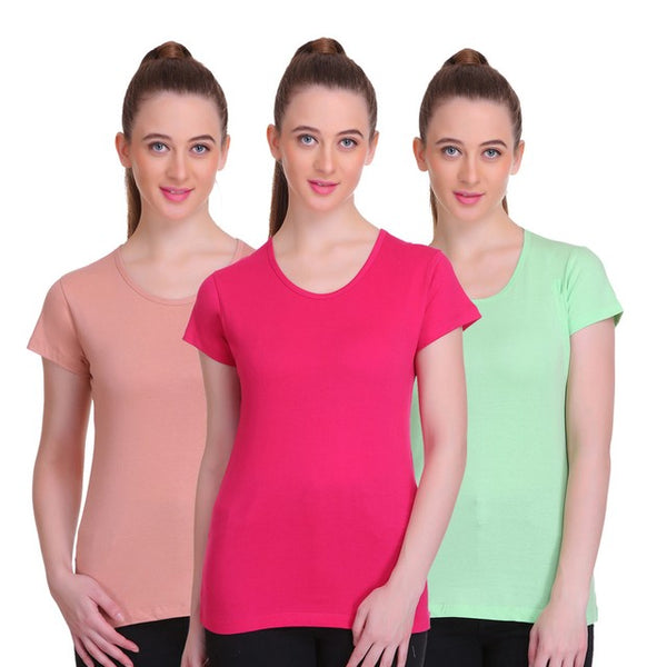 T.T. Womens T Shirt - Pack Of 3