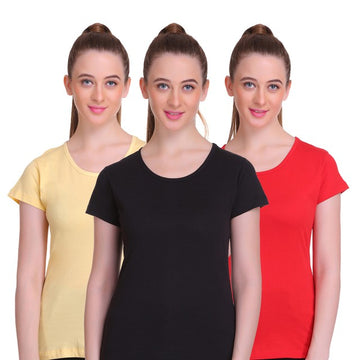 T.T. Womens T Shirt - Pack Of 3