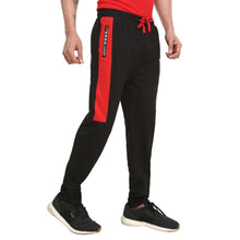 HiFlyers Mens Black-Red Trackpants