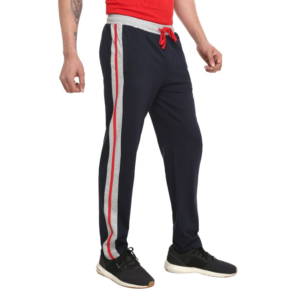Van Heusen Innerwear Track Pants, Men Blue Solid Casual Track Pants for  Athleisure at Vanheusenindia.abfrl.in