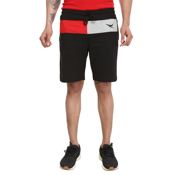 HiFlyers Mens Bermuda Black-Grey