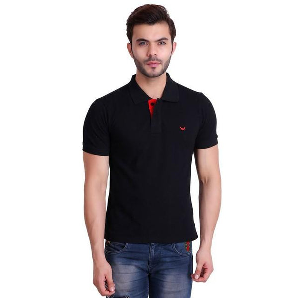 Mens Polo Black T-Shirt