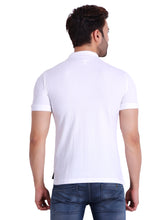 HiFlyers Men White Polo T-Shirt