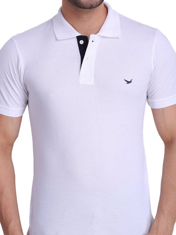 Mens Polo White T-Shirt