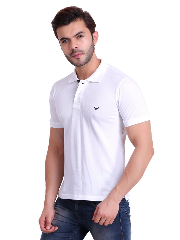 Mens Polo White T-Shirt