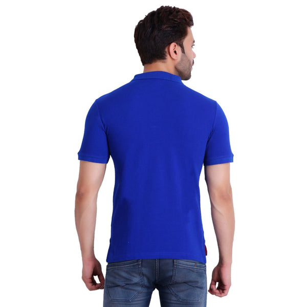 Mens Polo Blue T-Shirt