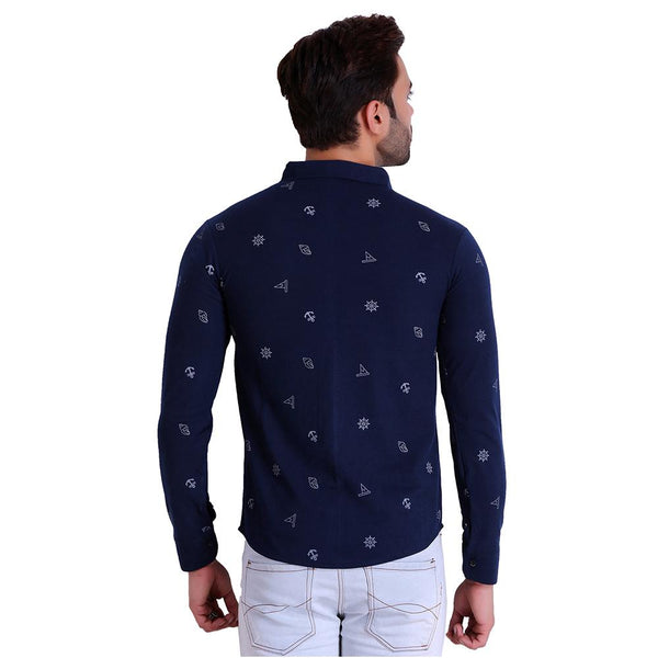 Mens Polo Dark-Blue T-Shirt