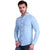 HiFlyers Men Polo Neck Printed Shirt Light Blue