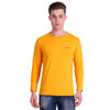 Mens Solid Yellow T-Shirt