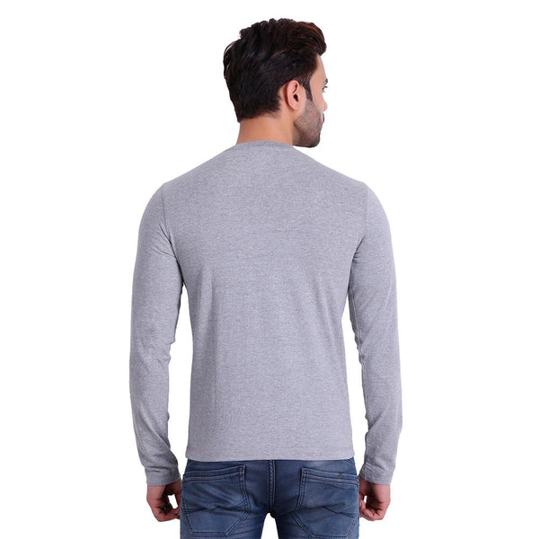 Mens Solid Grey T-Shirt