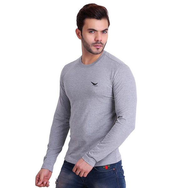 Mens Solid Grey T-Shirt