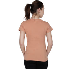 T.T. Women Printed Slim Fit Tshirt Pack Of 3 Green::Almond::Pink
