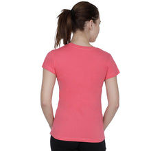 T.T. Women Printed Slim Fit Tshirt Pack Of 2 Coral::Navy