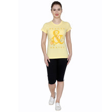 T.T. Women Printed Slim Fit Tshirt Pack Of 2 Fuschia::Yellow