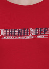 Hiflyers Men Red Regular Fit Printed Round Neck T-Shirt