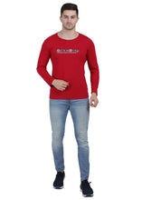 Hiflyers Men Red Regular Fit Printed Round Neck T-Shirt